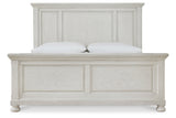 Robbinsdale Antique White Queen Panel Bed from Ashley - Luna Furniture