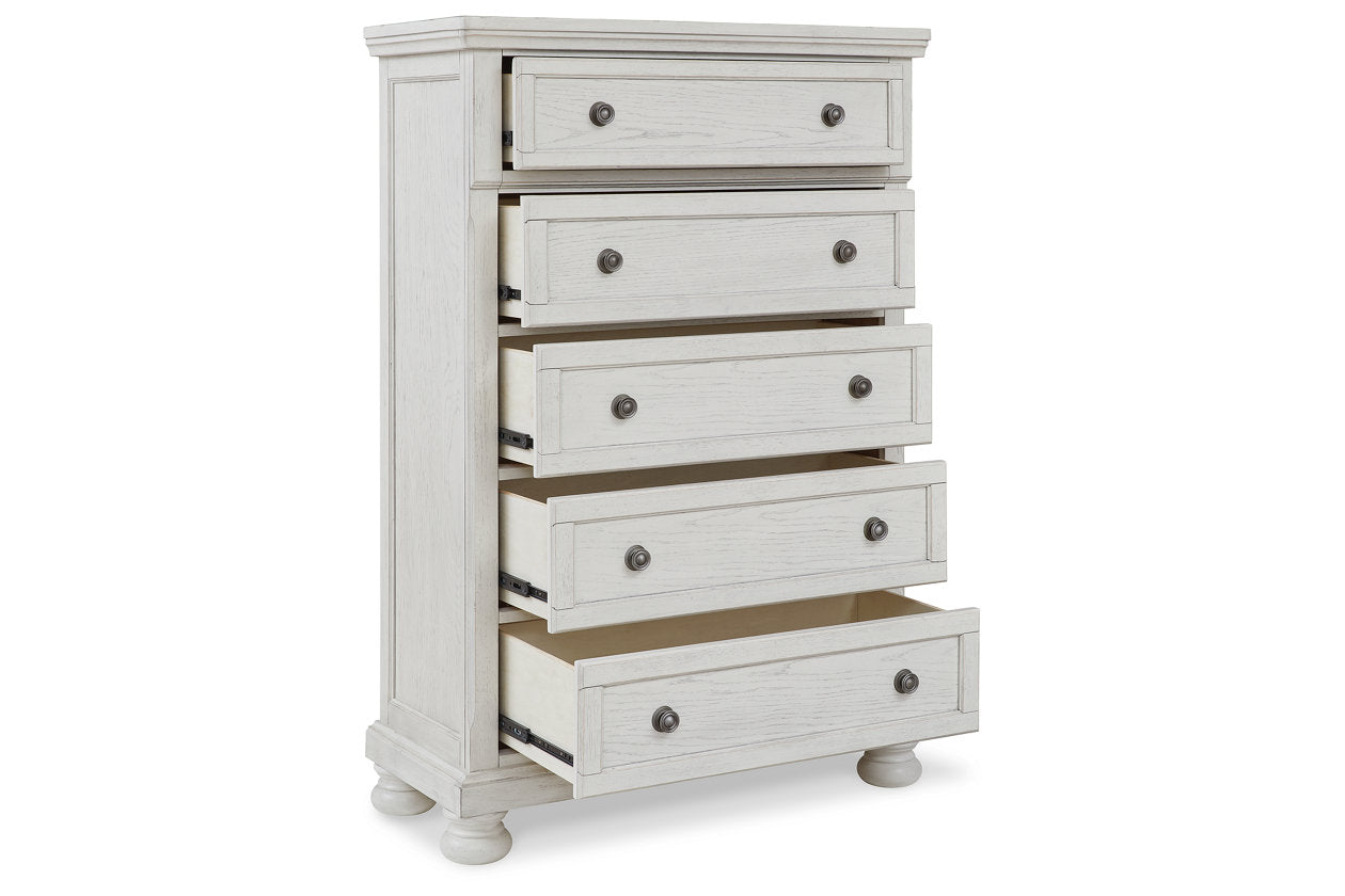 Ashley Robbinsdale Antique White Panel Bedroom Set – Luna Furniture