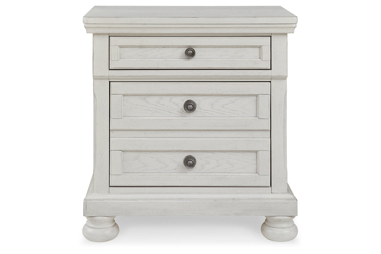 Robbinsdale Antique White Sleigh Storage Platform Bedroom Set from Ashley - Luna Furniture