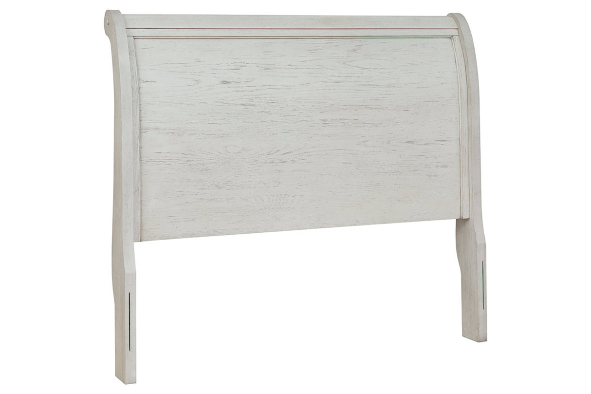 Robbinsdale Antique White Sleigh Storage Platform Bedroom Set from Ashley - Luna Furniture