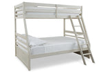 Robbinsdale Antique White Twin over Full Bunk Bed from Ashley - Luna Furniture