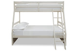Robbinsdale Antique White Twin over Full Bunk Bed from Ashley - Luna Furniture