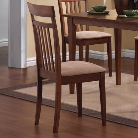 Robles Chestnut and Tan 5-Piece Dining Set from Coaster - Luna Furniture