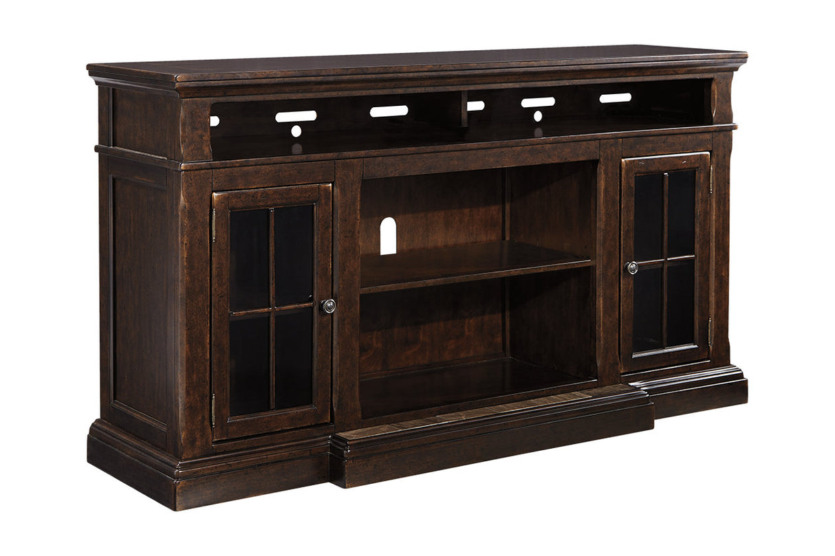 Roddinton Dark Brown 72" TV Stand from Ashley - Luna Furniture
