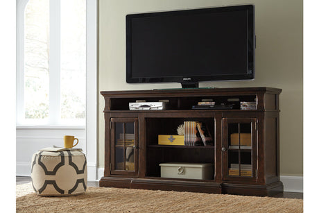 Roddinton Dark Brown 72" TV Stand from Ashley - Luna Furniture