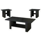 Rodez Black Oak 3-Piece Occasional Table Set from Coaster - Luna Furniture