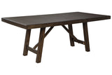 Rokane Brown Dining Extension Table from Ashley - Luna Furniture