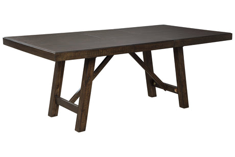 Rokane Brown Dining Extension Table from Ashley - Luna Furniture