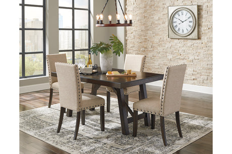 Rokane Brown Dining Extension Table from Ashley - Luna Furniture