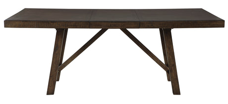 Rokane Brown Dining Extension Table from Ashley - Luna Furniture