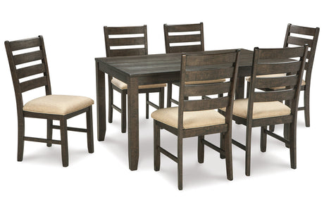 Rokane Brown Dining Table and Chairs from Ashley - Luna Furniture