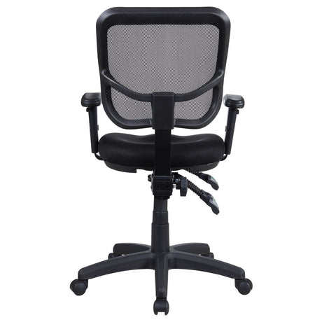 Rollo Black Adjustable Height Office Chair from Coaster - Luna Furniture