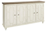 Roranville Antique White Accent Cabinet from Ashley - Luna Furniture