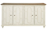 Roranville Antique White Accent Cabinet from Ashley - Luna Furniture