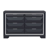 Rosemont Midnight Blue Bookcase Storage Platform Bedroom Set from Homelegance - Luna Furniture