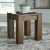 Rosswain Warm Brown End Table from Ashley - Luna Furniture