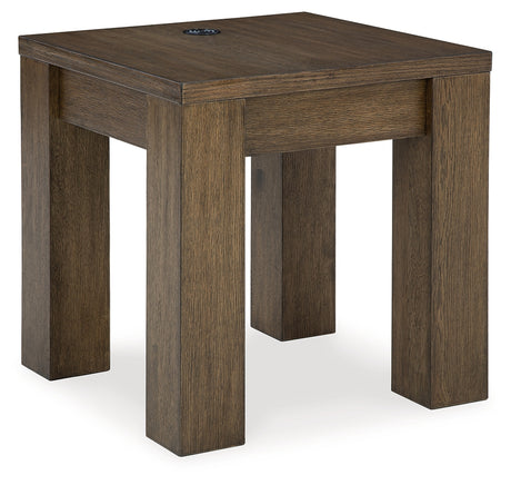 Rosswain Warm Brown End Table from Ashley - Luna Furniture