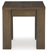 Rosswain Warm Brown End Table from Ashley - Luna Furniture