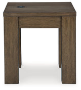 Rosswain Warm Brown End Table from Ashley - Luna Furniture