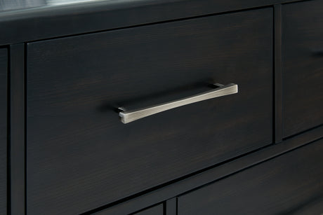 Rowanbeck Black Chest of Drawers from Ashley - Luna Furniture