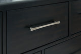 Rowanbeck Black Nightstand from Ashley - Luna Furniture