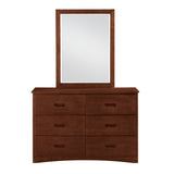 Rowe Dark Cherry Mirror (Mirror Only) from Homelegance - Luna Furniture