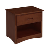 Rowe Dark Cherry Nightstand from Homelegance - Luna Furniture
