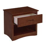 Rowe Dark Cherry Nightstand from Homelegance - Luna Furniture