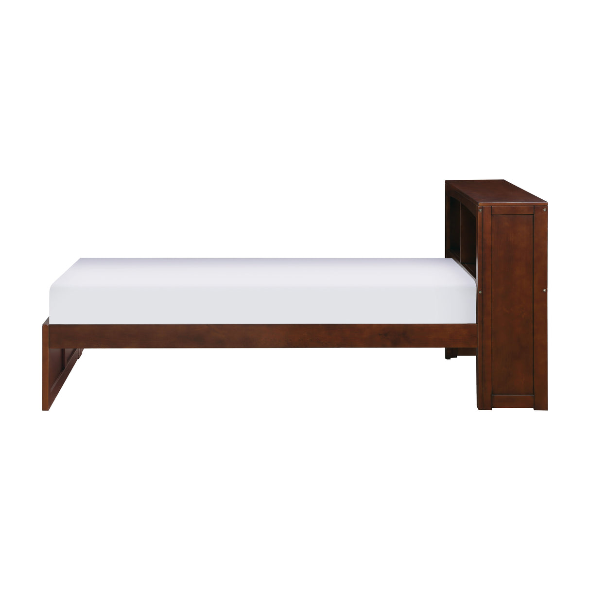 Rowe Dark Cherry Twin Bookcase Bed from Homelegance - Luna Furniture