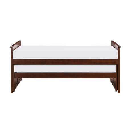 Rowe Dark Cherry Twin/Twin Bed from Homelegance - Luna Furniture