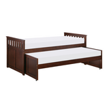 Rowe Dark Cherry Twin/Twin Bed from Homelegance - Luna Furniture