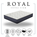 Royal Comfort Firm 12" Hybrid Twin Mattress from Happy Homes - Luna Furniture