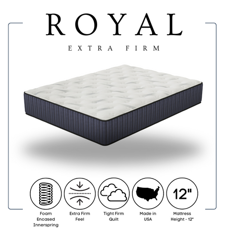 Royal Comfort Firm 12" Hybrid Twin Mattress from Happy Homes - Luna Furniture