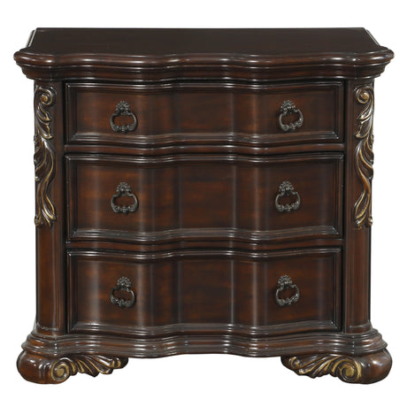 Royal Highlands Rich Cherry Nightstand from Homelegance - Luna Furniture