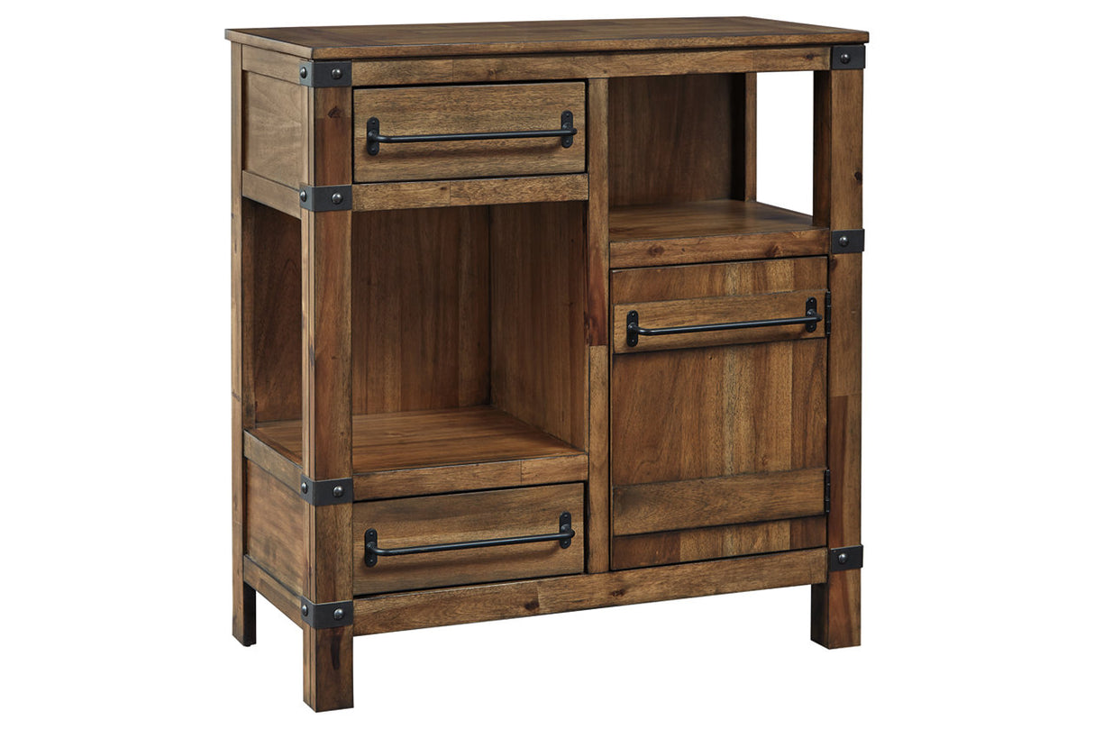 Roybeck Light Brown/Bronze Accent Cabinet from Ashley - Luna Furniture
