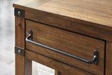 Roybeck Light Brown/Bronze Accent Cabinet from Ashley - Luna Furniture