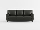 Rubin Black Faux Leather Sofa from Homelegance - Luna Furniture