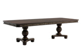 Russian Hill Warm Cherry 112" Double Pedestal Extendable Dining Table from Homelegance - Luna Furniture
