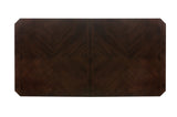 Russian Hill Warm Cherry 112" Double Pedestal Extendable Dining Table from Homelegance - Luna Furniture