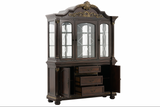 Russian Hill Warm Cherry Buffet & Hutch from Homelegance - Luna Furniture