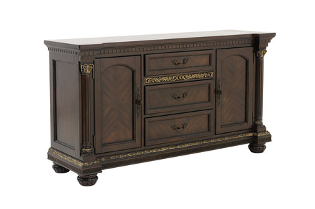 Russian Hill Warm Cherry Buffet from Homelegance - Luna Furniture