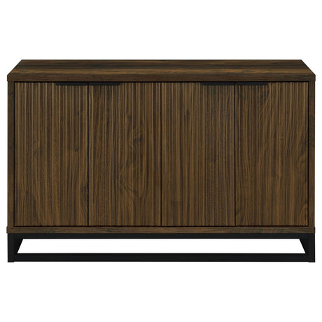 Ryatt Dark Pine 4-Door Engineered Wood Accent Cabinet from Coaster - Luna Furniture