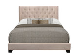 Barzini Beige King Upholstered Bed from Homelegance - Luna Furniture