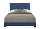 Barzini Blue Full Upholstered Bed from Homelegance - Luna Furniture
