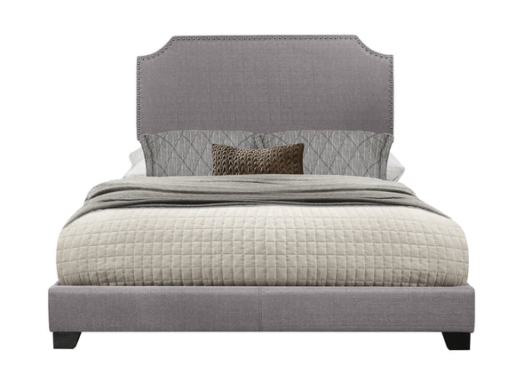 Miranda Gray Queen Upholstered Bed