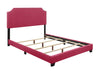 Miranda Pink King Upholstered Bed