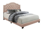 Sandy Beige King Upholstered Bed