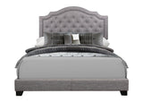 Sandy Gray King Upholstered Bed from Homelegance - Luna Furniture