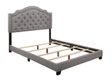 Sandy Gray King Upholstered Bed from Homelegance - Luna Furniture