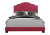 Sandy Pink King Upholstered Bed